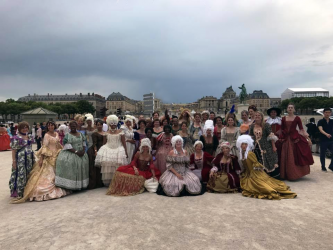 Group photo Fetes Galantes Versailles