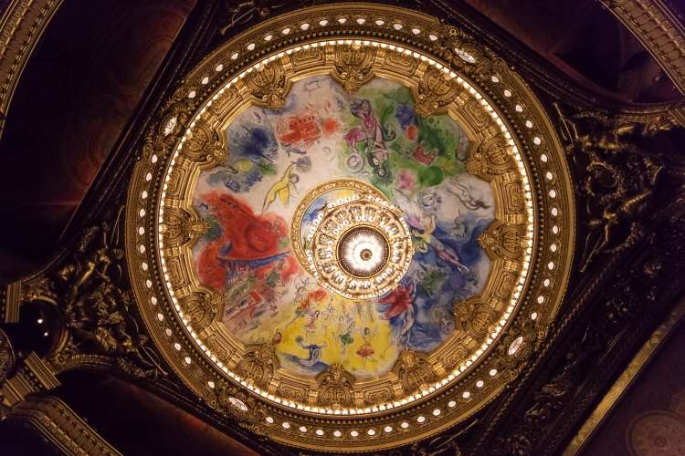 The Palais Garnier, Opera de Paris, architectural details