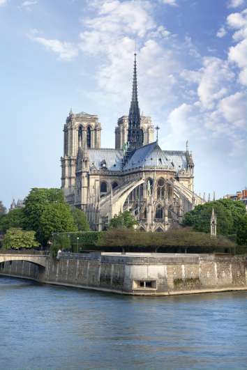 Notre Dame de Paris et l'Île de la Cité