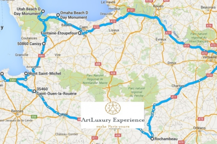 historical tour exclusive journey normandy caslte us tour map circuit