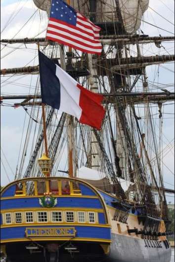 Exceptional Dinner on board the Hermione Saint Malo Independence day Lafayette Hermione event dinner