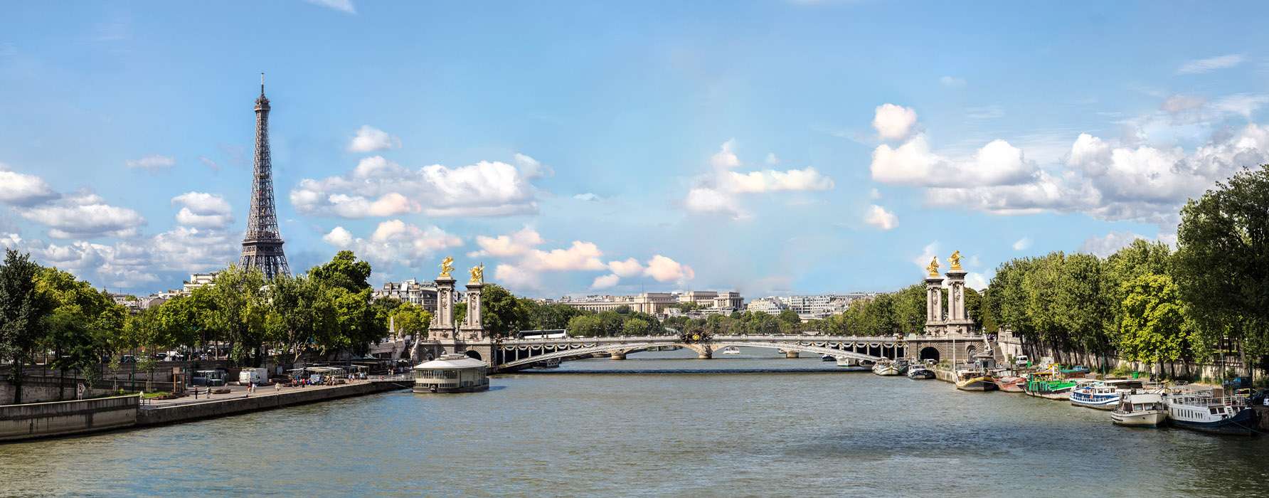 Pont Alexandre III et la Tour Eiffel